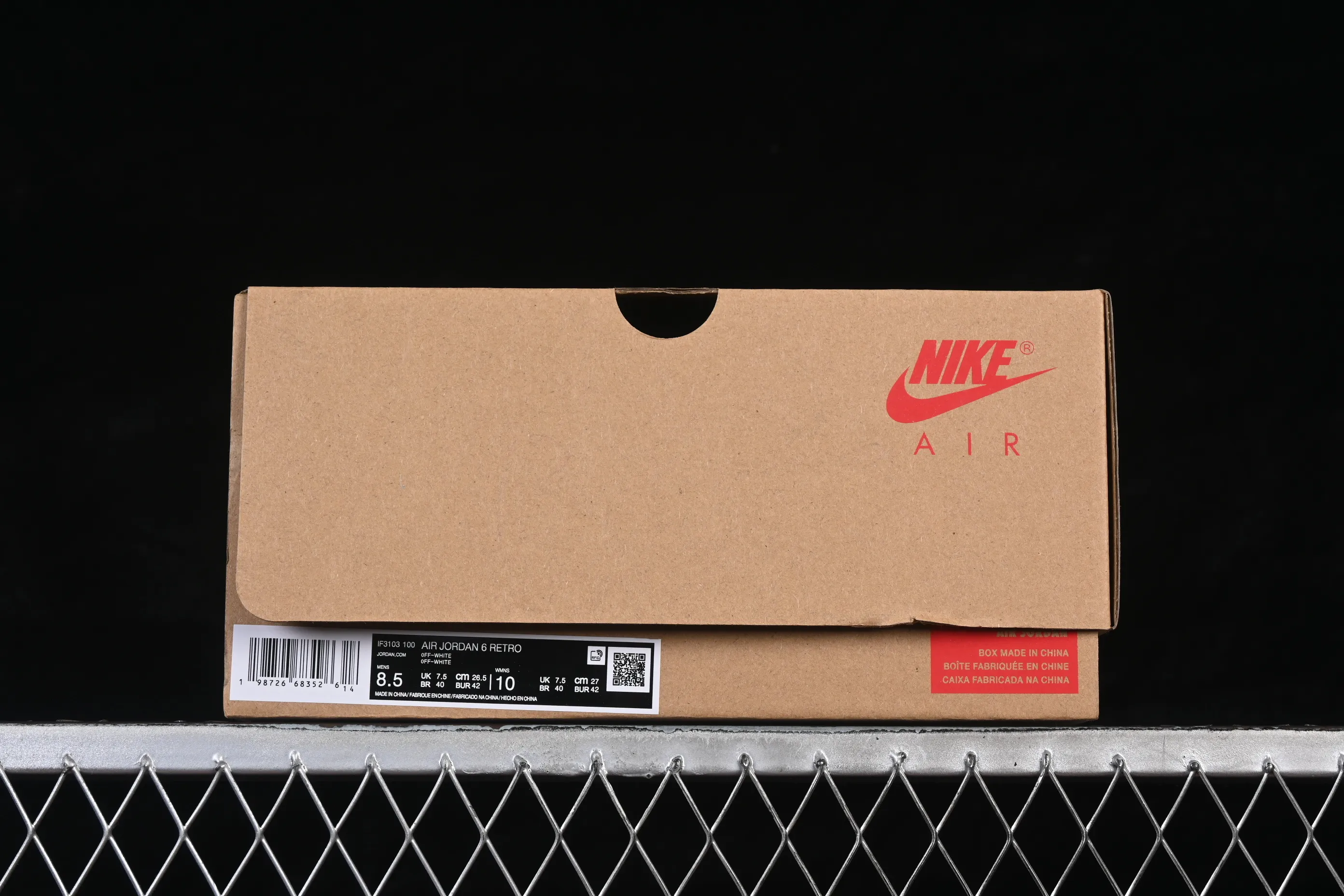 All categories Air Jordan Jordan series basketball shoes Air Jordan 6 A Ma Maniére x Air Jordan 6 Retro "Sail" AJ6 Joe 6 joint model Khaki IF3103-100